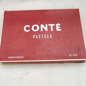 Vintage Conte Pastel pencils art set NO 124 France